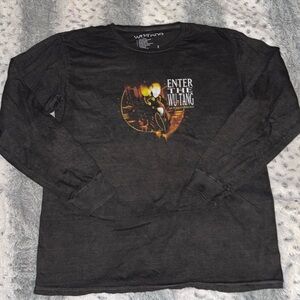 Men’s Or Women’s Enter The Wu-Tang 36 Chambers Grey/Black long Sleeve Shirt.